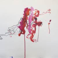 Sombre Printemps #41 Sombre Printemps #41, Priscille Deborah artiste peintre expressionniste sensualiste