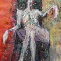 Tabula rasa IV Tabula rasa IV, Priscille Deborah artiste peintre expressionniste sensualiste