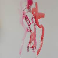 Des habillées II Des habillées II, Priscille Deborah artiste peintre expressionniste sensualiste