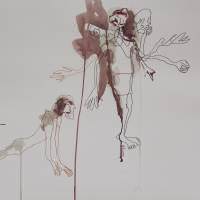 Sombre Printemps #63 Sombre Printemps #63, Priscille Deborah artiste peintre expressionniste sensualiste