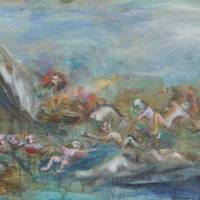 Les naufragés de Turannos II Les naufragés de Turannos II, Priscille Deborah artiste peintre expressionniste sensualiste