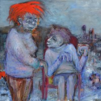 Qui a peur du grand méchant loup ? Qui a peur du grand méchant loup, Priscille Deborah artiste peintre expressionniste sensualiste