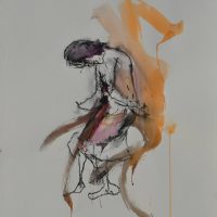 Sanguine #II Sanguine #II, Priscille Deborah artiste peintre expressionniste sensualiste