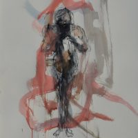 Sanguine #IV Sanguine #IV, Priscille Deborah artiste peintre expressionniste sensualiste