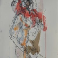 Sanguine #VI Sanguine #VI, Priscille Deborah artiste peintre expressionniste sensualiste