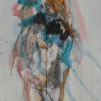 Sanguine #VII Sanguine #VII, Priscille Deborah artiste peintre expressionniste sensualiste