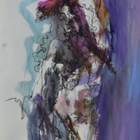 Sanguine #VIII Sanguine #VIII, Priscille Deborah artiste peintre expressionniste sensualiste