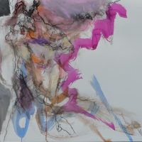 Sanguine #X Sanguine #X, Priscille Deborah artiste peintre expressionniste sensualiste