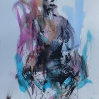 Sanguine #XI Sanguine #XI, Priscille Deborah artiste peintre expressionniste sensualiste