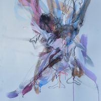 Sanguine #XV Sanguine #XV, Priscille Deborah artiste peintre expressionniste sensualiste