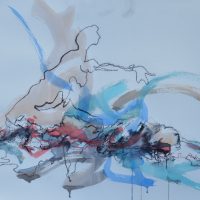 Sanguine #XVII Sanguine #XVII, Priscille Deborah artiste peintre expressionniste sensualiste
