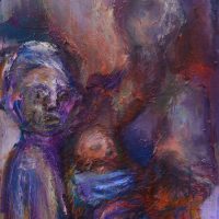 Le château de verre Le château de verre, Priscille Deborah artiste peintre expressionniste sensualiste