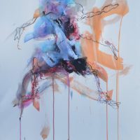Sanguine #XII Sanguine #XII, Priscille Deborah artiste peintre expressionniste sensualiste