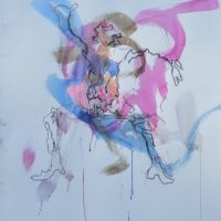 Sanguine #XIV Sanguine #XIV, Priscille Deborah artiste peintre expressionniste sensualiste