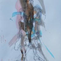 Sanguine #XVI Sanguine #XVI, Priscille Deborah artiste peintre expressionniste sensualiste