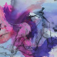 L île d'elle #I Lîle d'elle #I, Priscille Deborah artiste peintre expressionniste sensualiste
