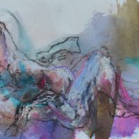 L'île d'elle #II Lîle d'elle #II, Priscille Deborah artiste peintre expressionniste sensualiste