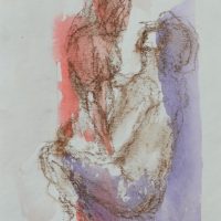 L'île d'elle #VI Lîle d'elle #VI, Priscille Deborah artiste peintre expressionniste sensualiste