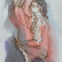 L'île d'elle #VII Lîle d'elle #VII, Priscille Deborah artiste peintre expressionniste sensualiste