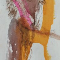 Lîle d'elle #VIII, Priscille Deborah artiste peintre expressionniste sensualiste