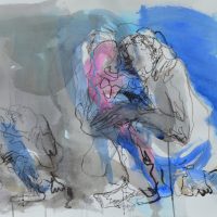 L'île d elle #XIII Lîle d'elle #XIII, Priscille Deborah artiste peintre expressionniste sensualiste