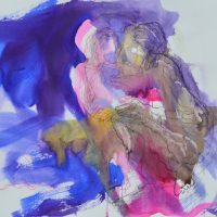 L'île d'elle #XIV Lîle d'elle #XIV, Priscille Deborah artiste peintre expressionniste sensualiste