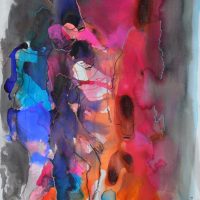 L'île d'elle #XIX Lîle d'elle #XIX, Priscille Deborah artiste peintre expressionniste sensualiste