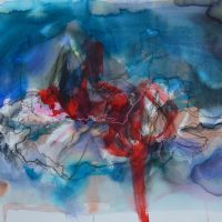 L'île d'elle #XVI Lîle d'elle #XVI, Priscille Deborah artiste peintre expressionniste sensualiste