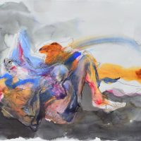 L'île d'elle #XVII Lîle d'elle #XVII, Priscille Deborah artiste peintre expressionniste sensualiste