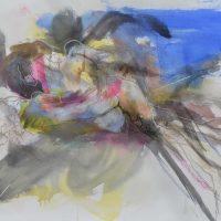 L'île d'elle #XVIII Lîle d'elle #XVIII, Priscille Deborah artiste peintre expressionniste sensualiste