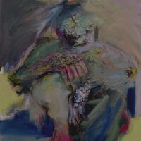 Elle buvait du silence Elle buvait du silence, Priscille Deborah artiste peintre expressionniste sensualiste