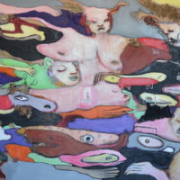 La palanquée des rêveurs I La palanquée des rêveurs I, Priscille Deborah, artiste peintre expressionniste sensualiste