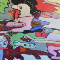 La palanquée des rêveurs II La palanquée des rêveurs II, Priscille Deborah, artiste peintre expressionniste sensualiste