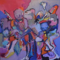 Le mur du souffle, Priscille Deborah, artiste peintre expressionniste sensualiste