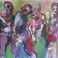 Les attracteurs étranges Les attracteurs étranges, Priscille Deborah, artiste peintre expressionniste sensualiste