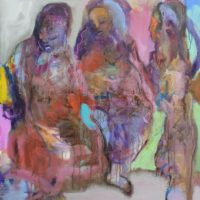 Les forteresses, Priscille Deborah, artiste peintre expressionniste sensualiste