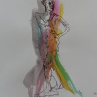 Séraphine #II Séraphine #II, Priscille Deborah, artiste peintre expressionniste sensualiste