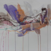 Séraphine #XII Séraphine #XII, Priscille Deborah, artiste peintre expressionniste sensualiste