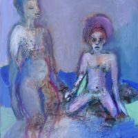 L'appel de la forêt, Priscille Deborah, artiste peintre expressionniste sensualiste