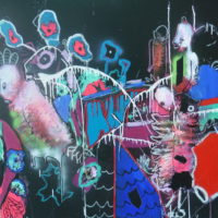 Oiseaux de nuit #II Oiseaux de nuit #II, Priscille Deborah, artiste peintre expressionniste sensualiste