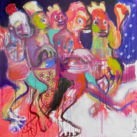 Le bal des indociles, Priscille Deborah, artiste plasticienne expressionniste sensualiste