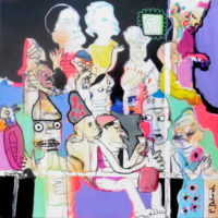 Les pas sages #II Les pas sages #II, Priscille Deborah, artiste plasticienne expressionniste sensualiste