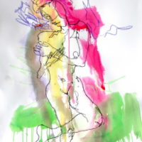 Celeste #V Céleste #V, Priscille Deborah, artiste plasticienne expressionniste sensualiste