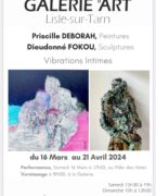 Galerie d’art « L’embarcadère » (16 mars-21 avril 2024) Galerie d’art « L’embarcadère » (16 mars-21 avril 2024)