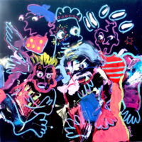 Entre chien et loup #II Entre chien et loup #II, Priscille Deborah, artiste plasticienne expressionniste sensualiste
