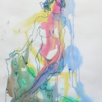 Bianca #14, Priscille Deborah, artiste plasticienne expressionniste sensualiste