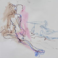 Rose #7, Priscille Deborah, artiste plasticienne expressionniste sensualiste