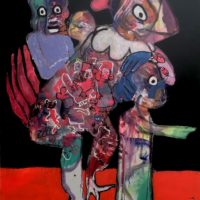 A contre courant A contre courant, Priscille Deborah, artiste plasticienne expressionniste sensualiste