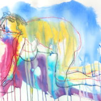 Calypso #5, Priscille Deborah, artiste plasticienne expressionniste sensualiste