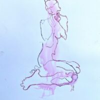 Indolente #18 Indolente #18, Priscille Deborah, artiste plasticienne expressionniste sensualiste